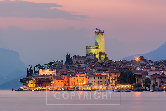 Melcesine Sunset