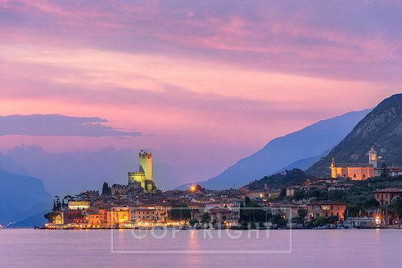 Melcesine Sunset