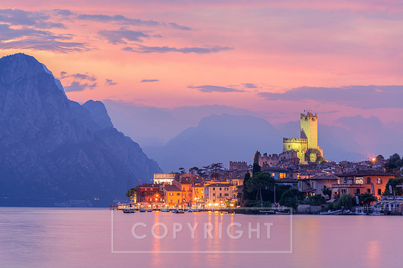 Melcesine Sunset