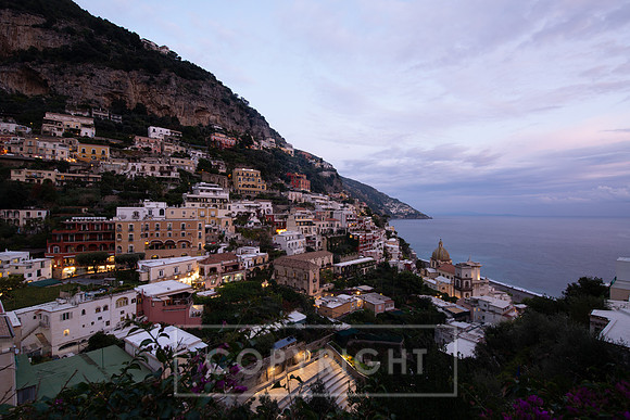 Positano Post Sunset Wide
