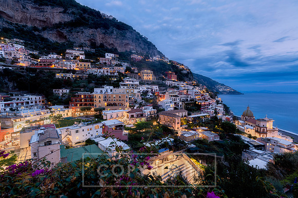 Positano Blue Hour Wide
