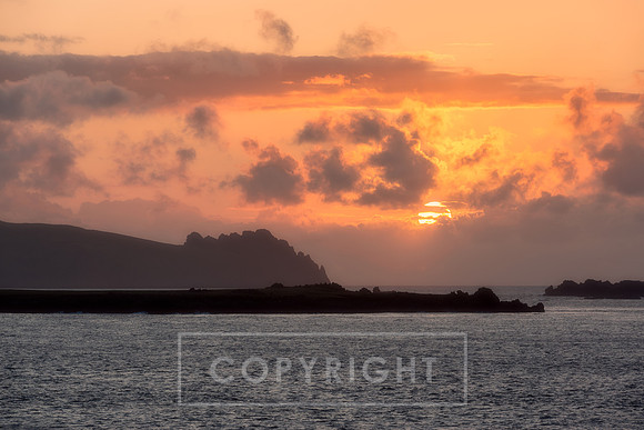 Sun Setting on The Sleeping Giant