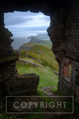 View Through The Ruins at Ceann Sibeal