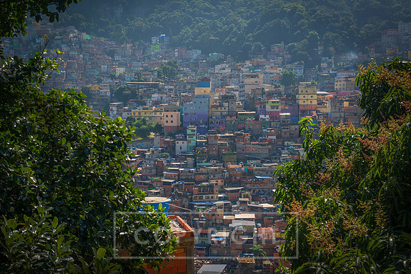 Favelas in Rio de Janeiro Brazil