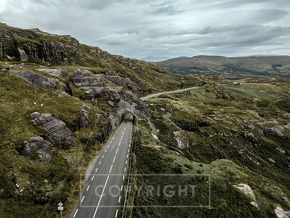 Aerial of The Caha Pass