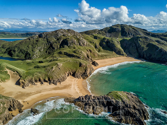 Murder Hole Beach Aerial Donegal